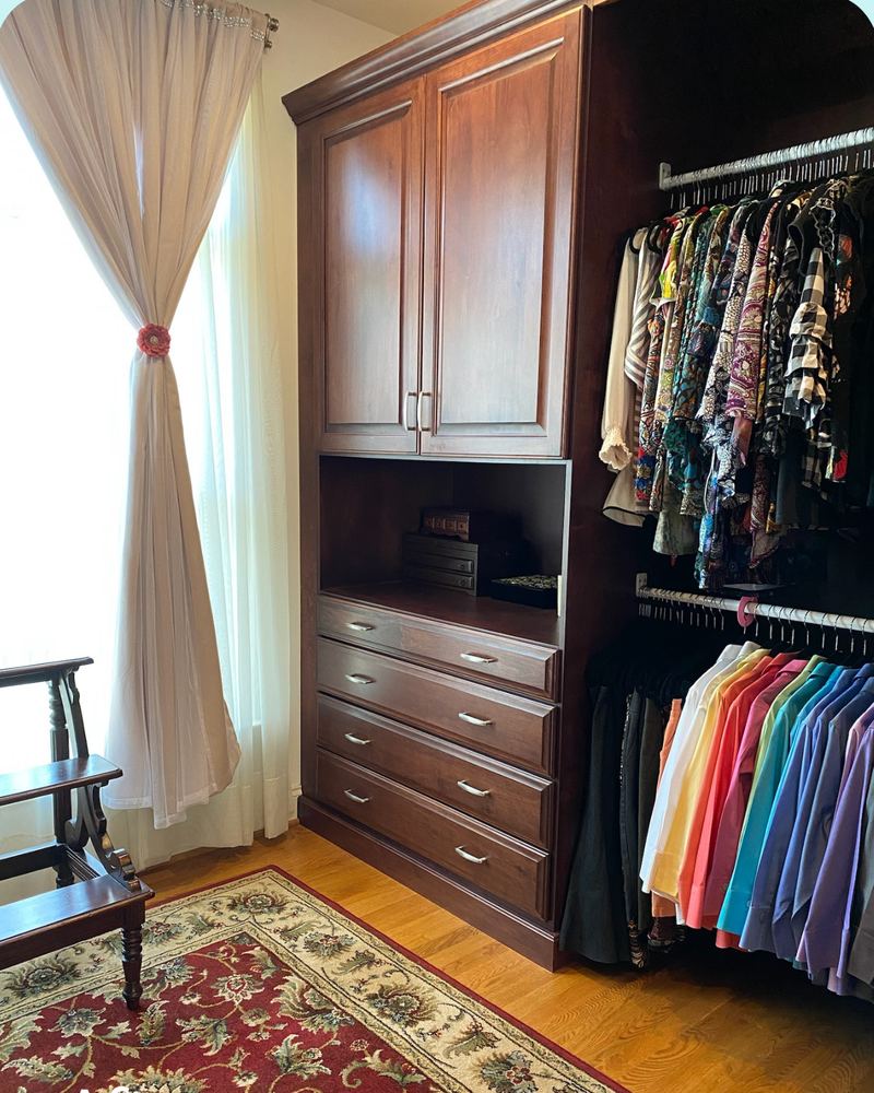 Primary closet, after