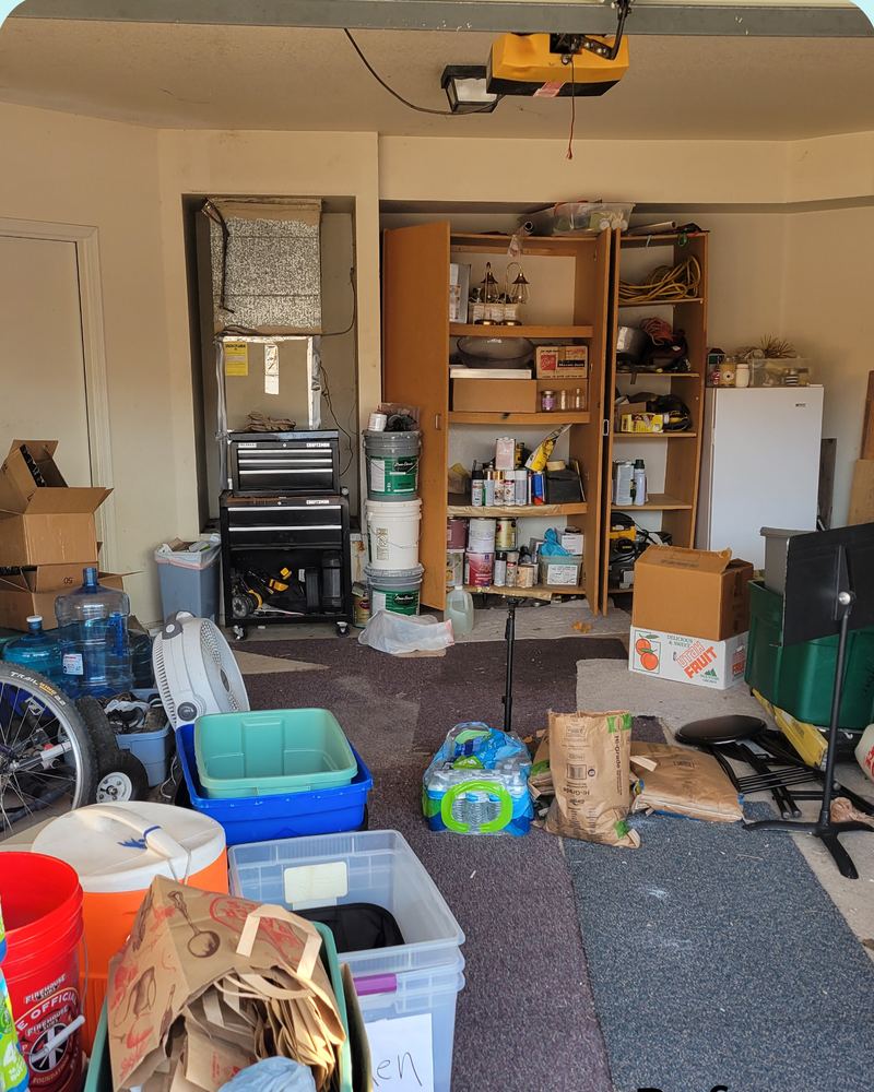 Garage, before